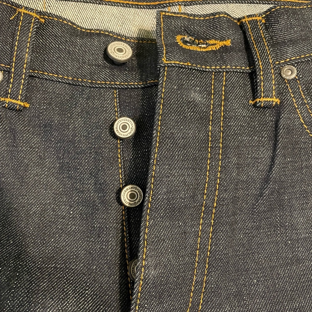 Gustin deep blue indigo #75 Okayama selvedge denim - Picture 7 of 12